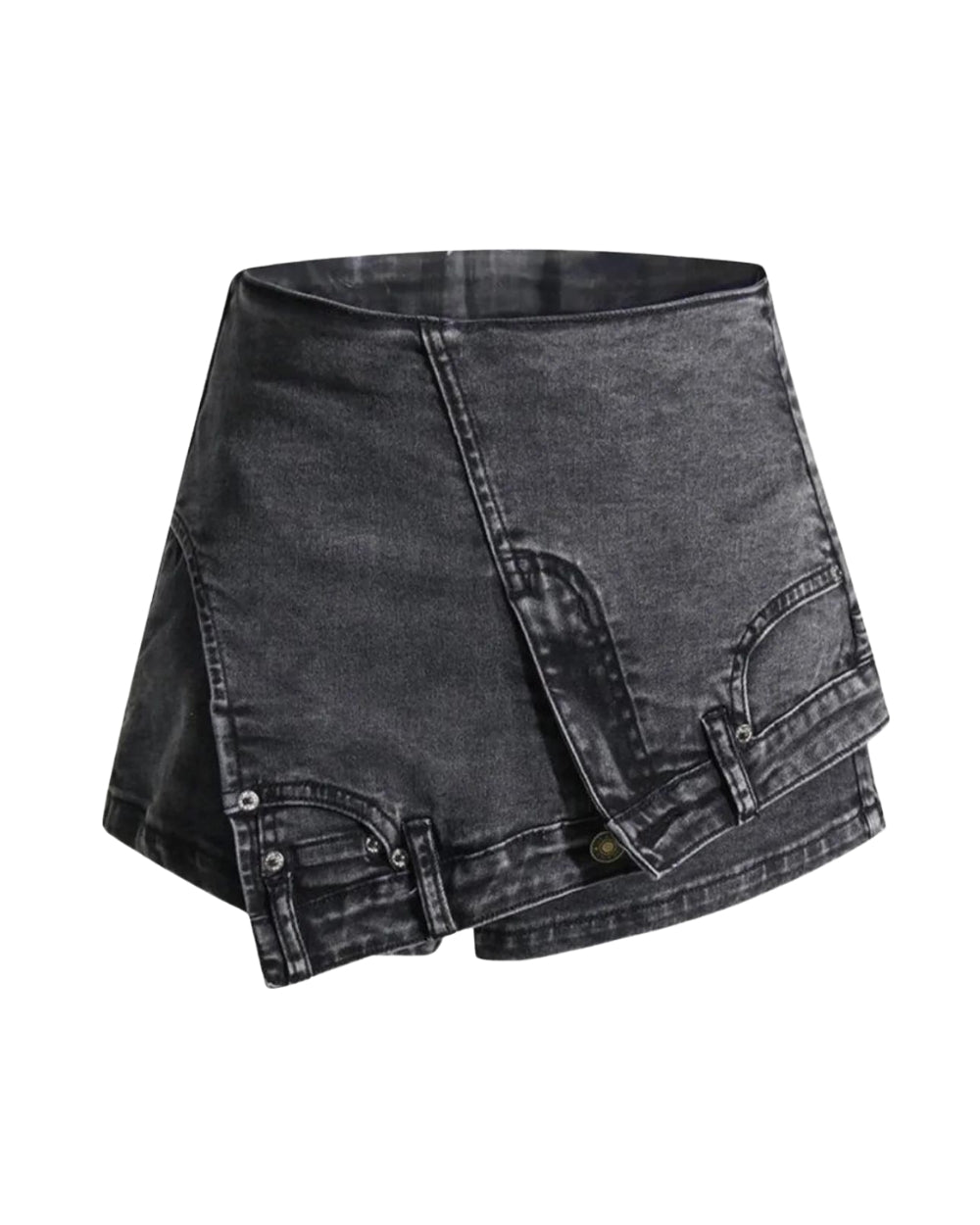 Billy Jean Skirt-Acid Wash