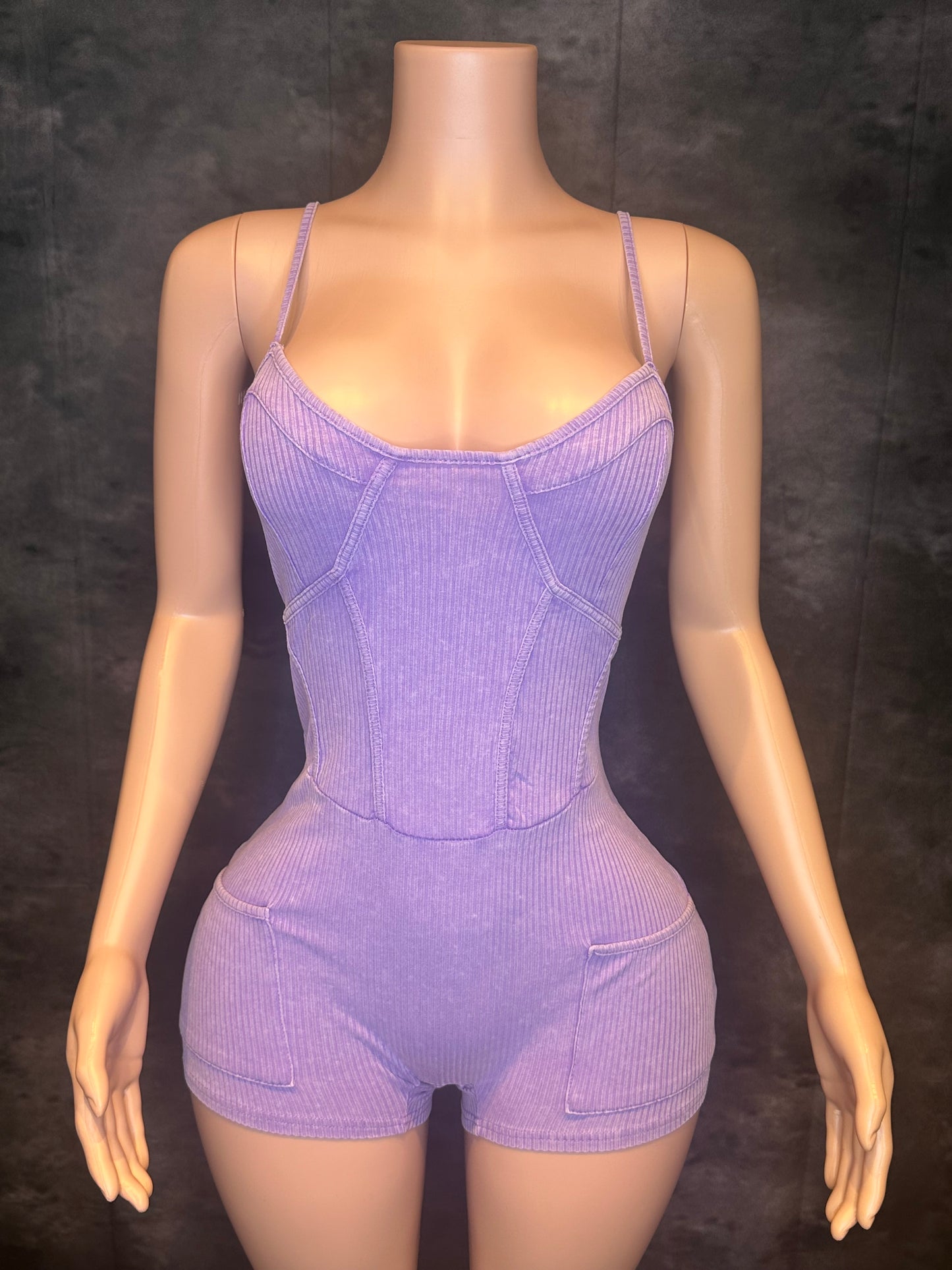 Trinity Romper (Lavender )