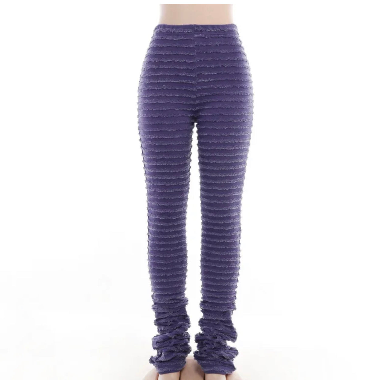 Periwinkle Fuzzy Pants